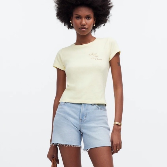 Madewell pale pineapple Day in the Sun Graphic Tee - Picture 2 of 5